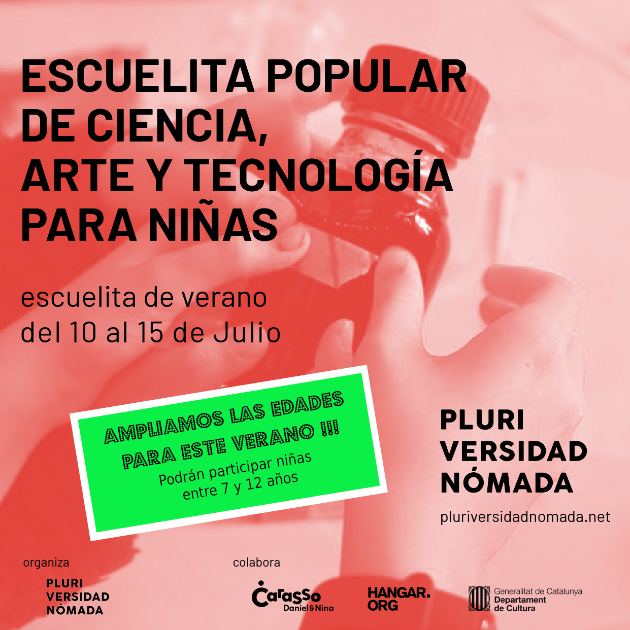 Escuelita popular de ciencia, arte y tecnología para niñas